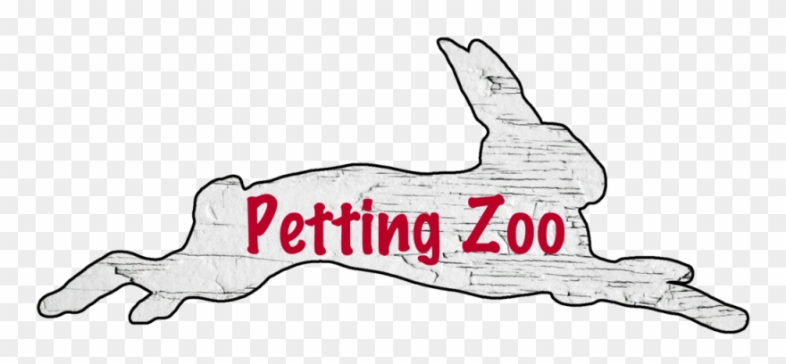 Petting Zoo - Line Art Clipart