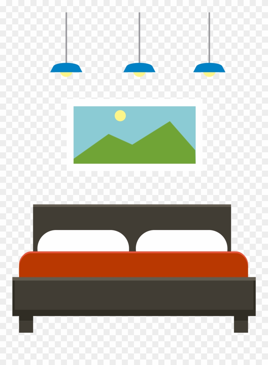 ห้อง นอน เวก เตอร์ - Bedroom Vector Png Clipart