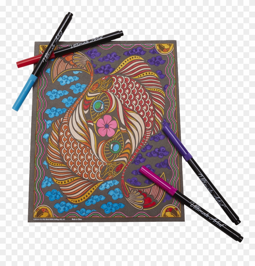 Rose Art Ultimate Artist Coloring Book - Illustration Clipart