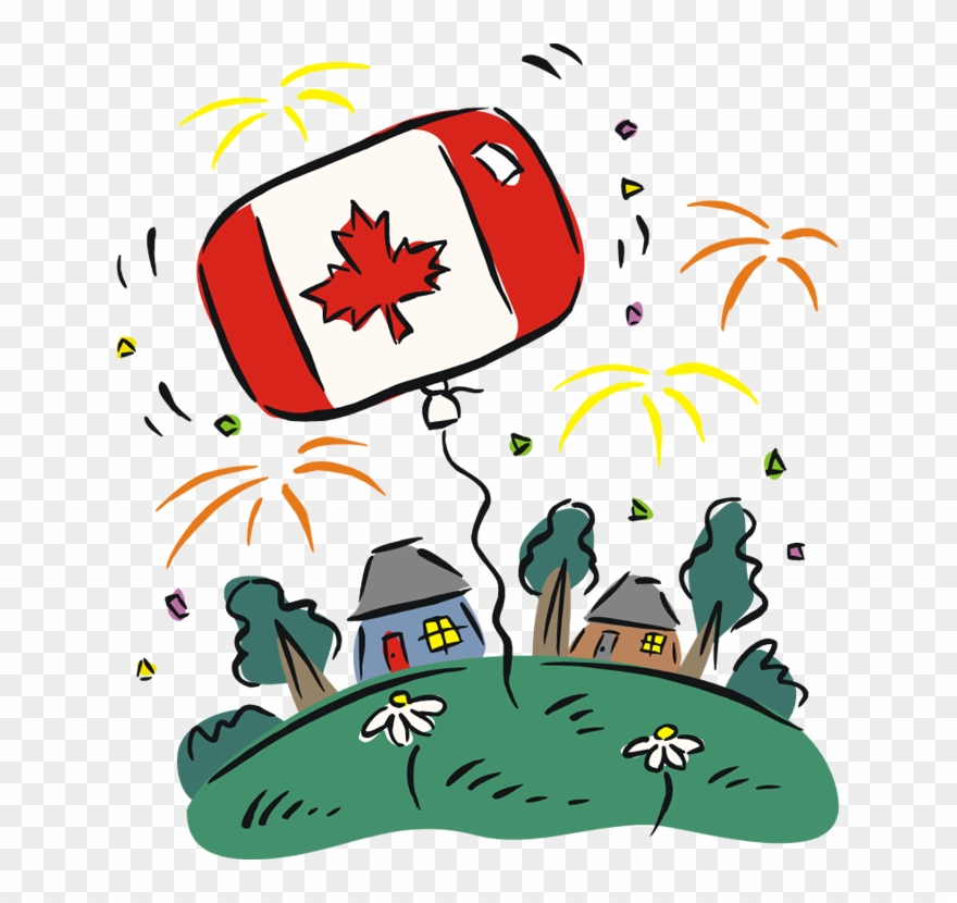 Canada Fireworks Clipart