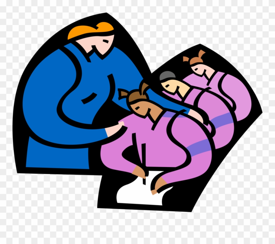Vector Illustration Of School Teacher Instructor In - Test Clipart