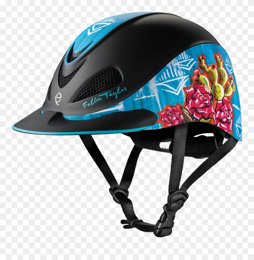 Troxel Fallon Taylor Vintage Cactus Helmet - Troxel Fallon Taylor Helmet Purple Geo Clipart