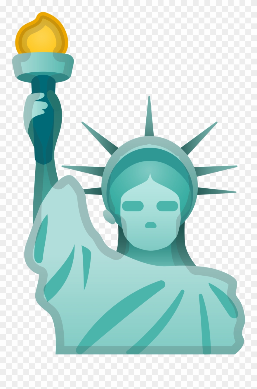Open - Statue Of Liberty Icon Png Clipart