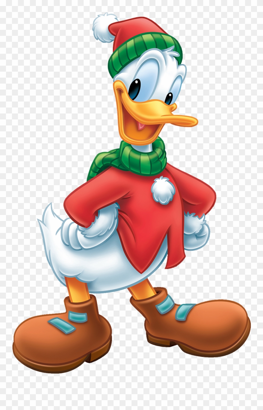Donald Christmas Render - Donald Duck Christmas Clipart