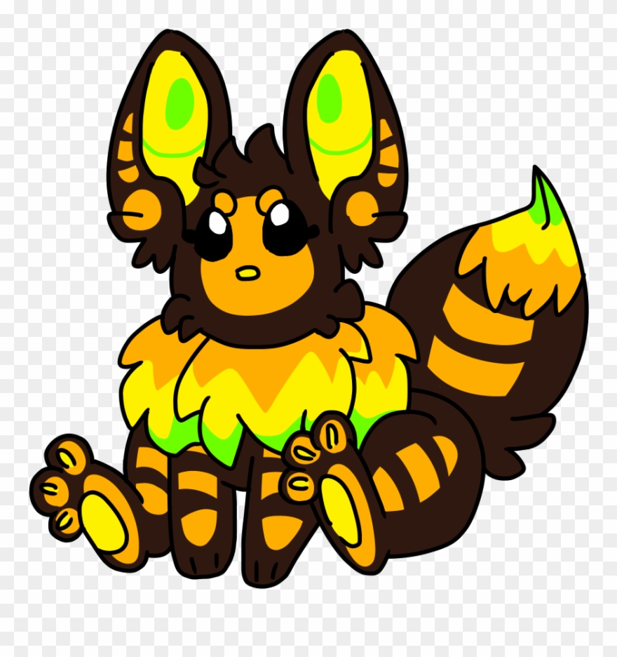 Halloween Eevee - Cartoon Clipart