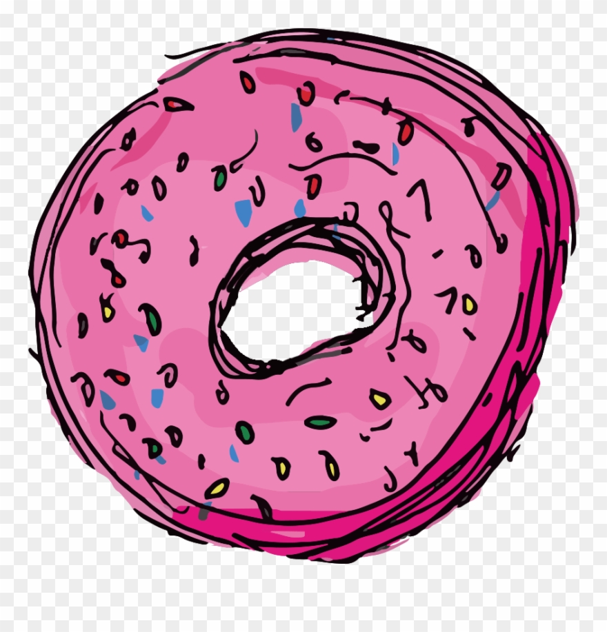 Feliz Cumpleaños A Ti - Doughnut Clipart