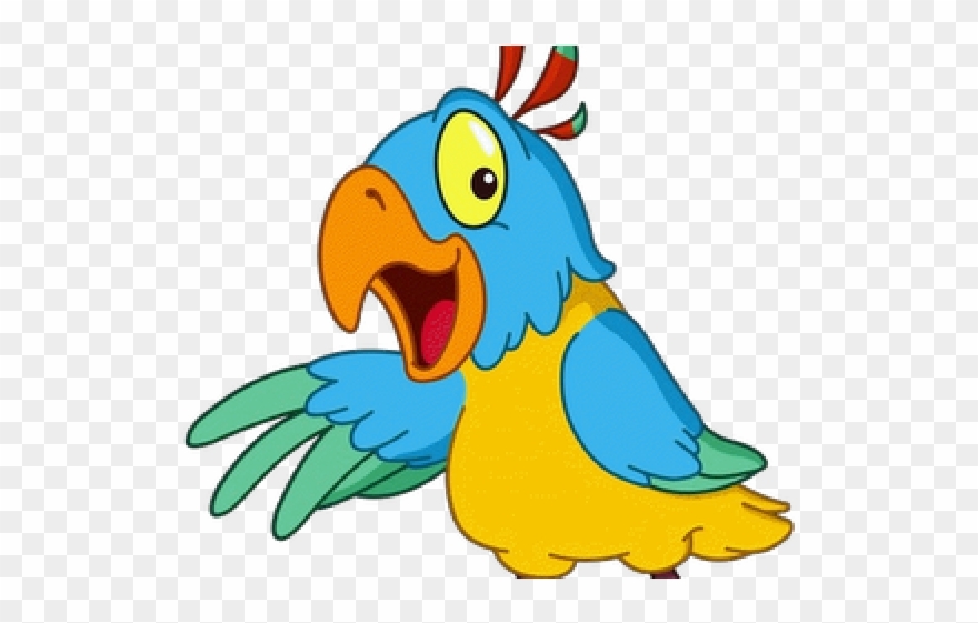 Mexico Clipart Parrot - Cartoon Parrot - Png Download