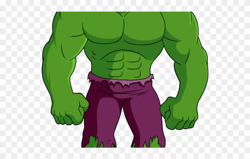 Hulk Clipart Line Art - Cute Incredible Hulk Hulk Clip Art - Png Download