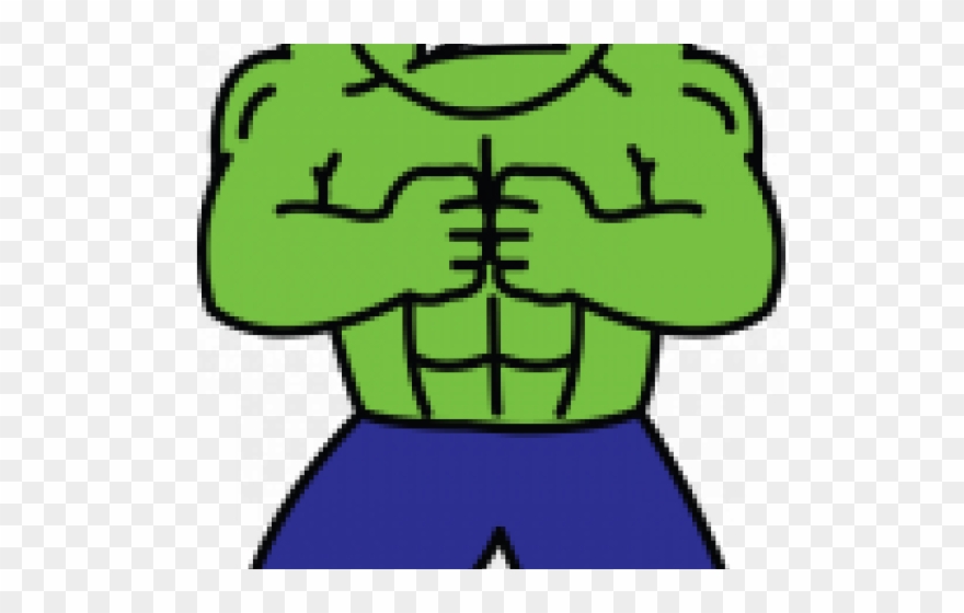 Hulk Clipart Easy Cartoon - Drawing - Png Download