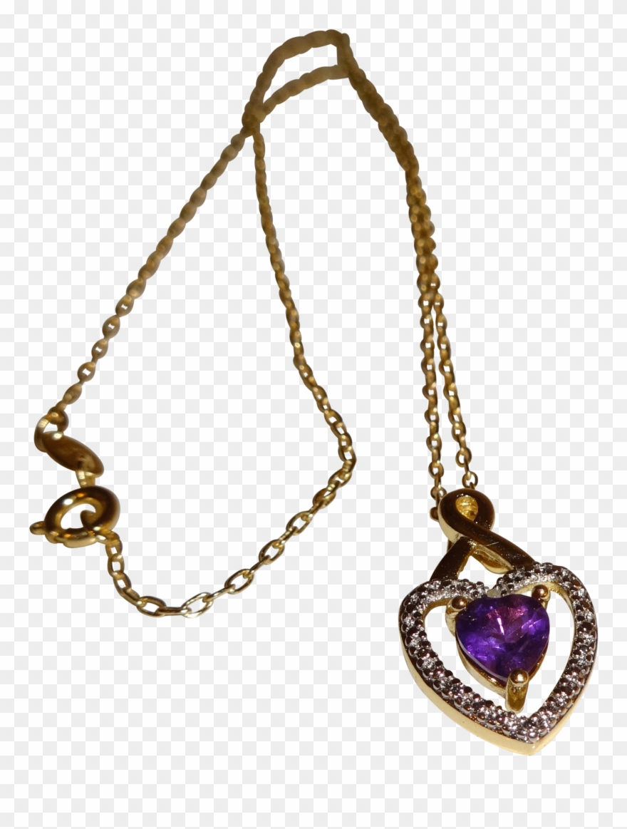 Heart Necklace Png Pic - Necklace Clipart
