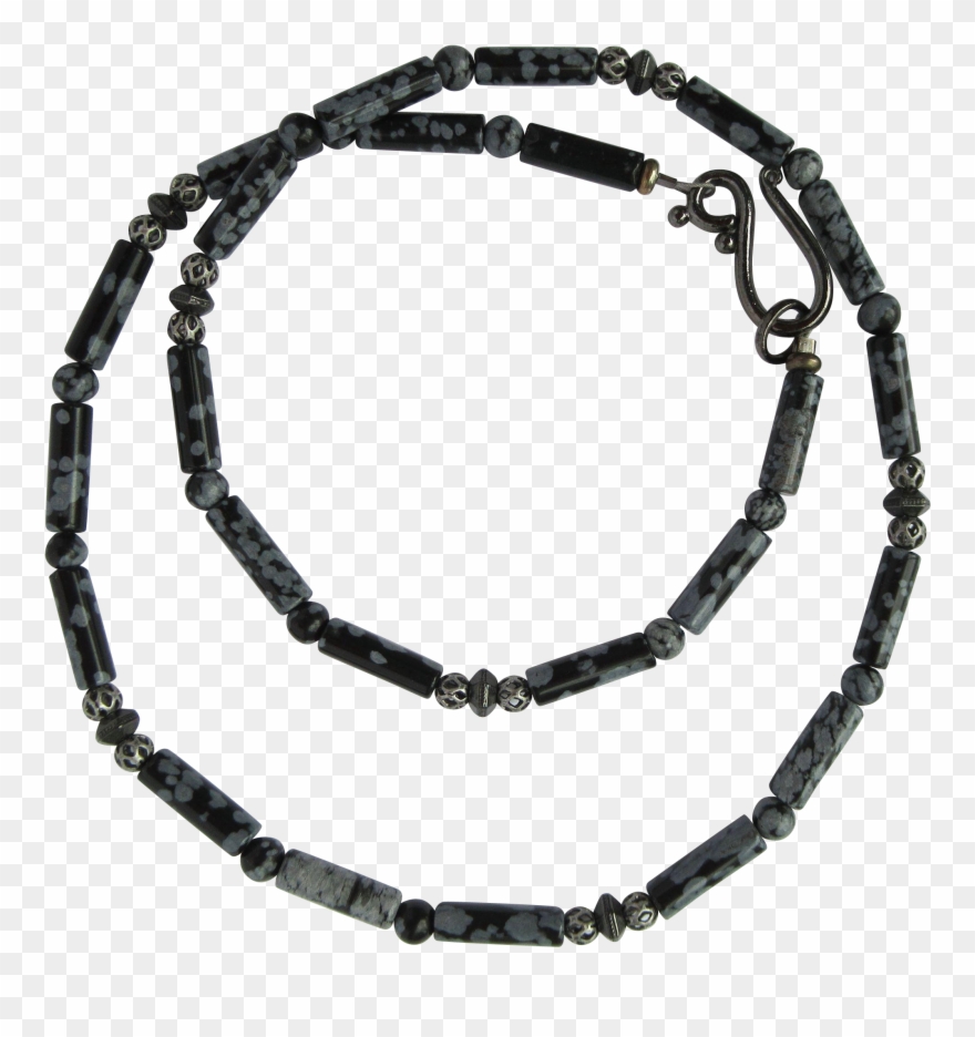 Bead Drawing Choker Necklace - Gucci Black Onyx Necklace Clipart
