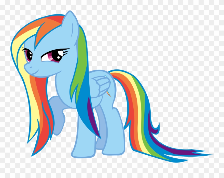 Pony Image - Imagenes De Rainbow Dash En Princesa Clipart