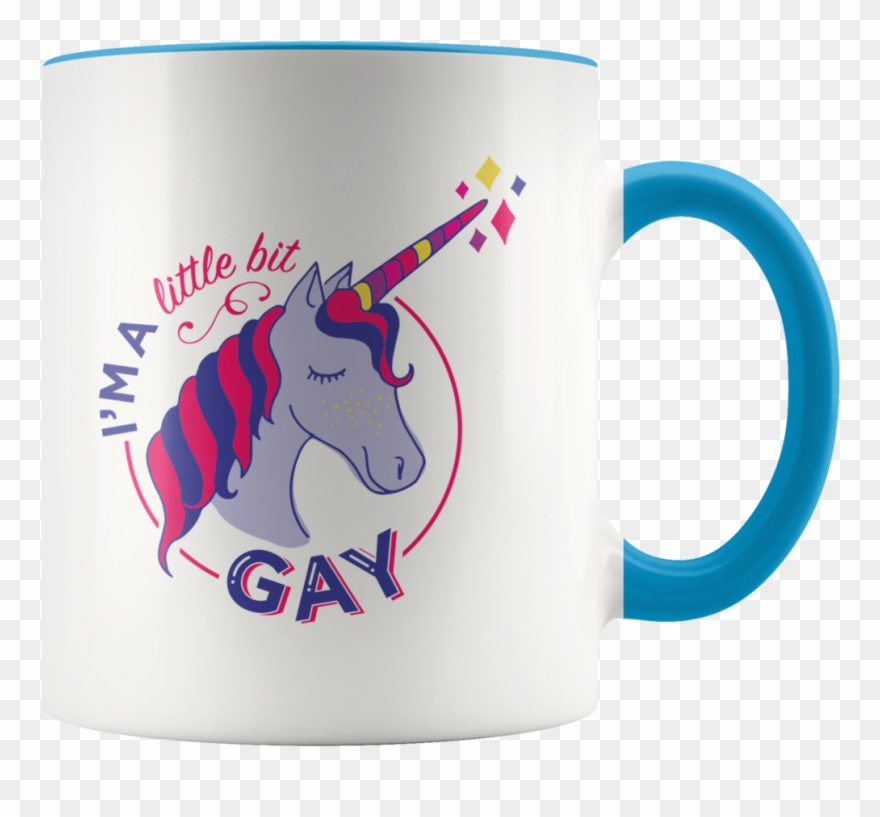 "i'm A Little Bit Gay" Mug - Stickers Gay Png Clipart