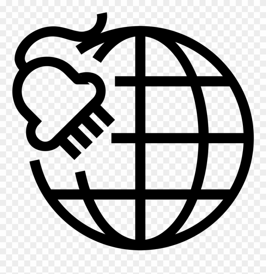 Internet - Globe Icon Png Clipart