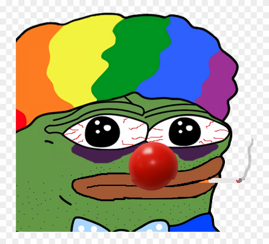 picture Pepe Clown Gun 329 kb png pepe the frog clipart