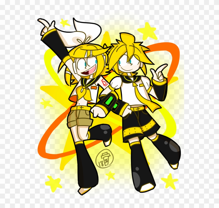 Here's My Entry To The @100kagaminecollab I Was Tasked - Cartoon Clipart