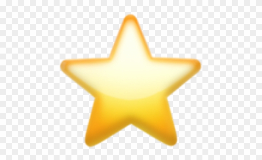 Star Sticker - Emoji Domain Clipart