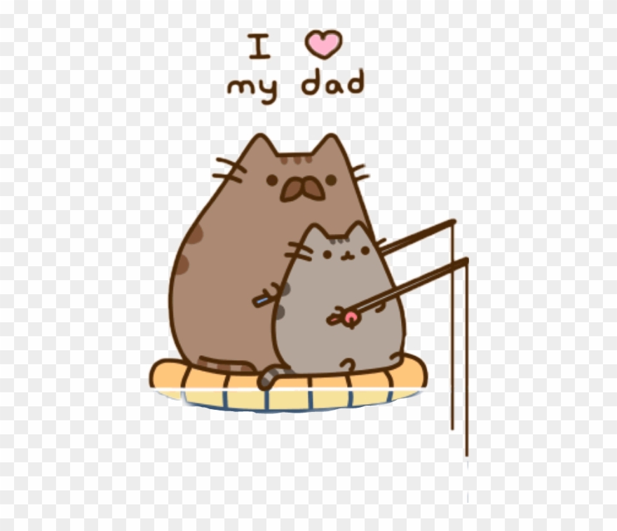 Pusheen Cat - Pusheen Dia Del Padre Clipart