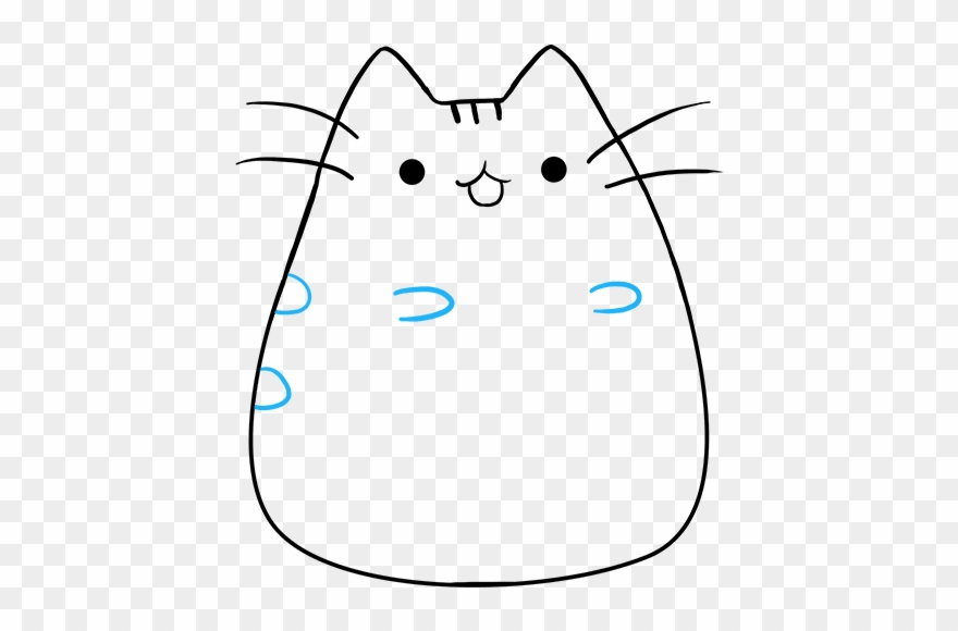 How To Draw Pusheen The Cat - Pusheen The Cat Drawings Clipart