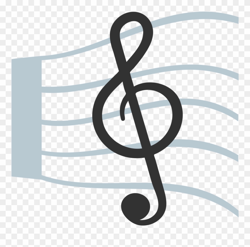 Open - Emoji Notas Musicais Png Clipart