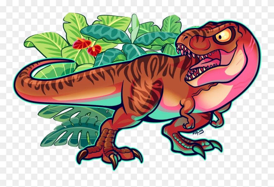 Tiranosaurio Rex Dibujo A Color Clipart