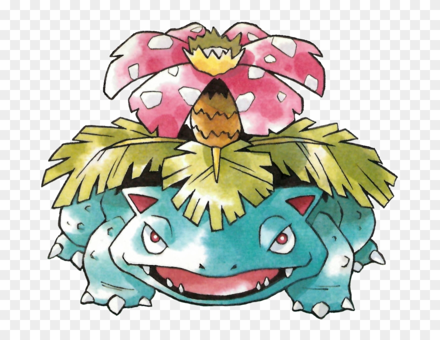 Discover - Venusaur Gen 1 Art Clipart
