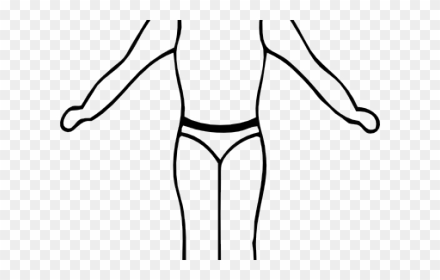 Chest Clipart Blank Body - Girl Body Clipart - Png Download