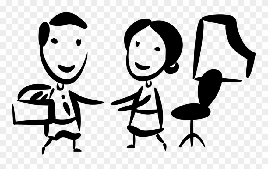 Vector Illustration Of Business Associates Shake Hands Clipart