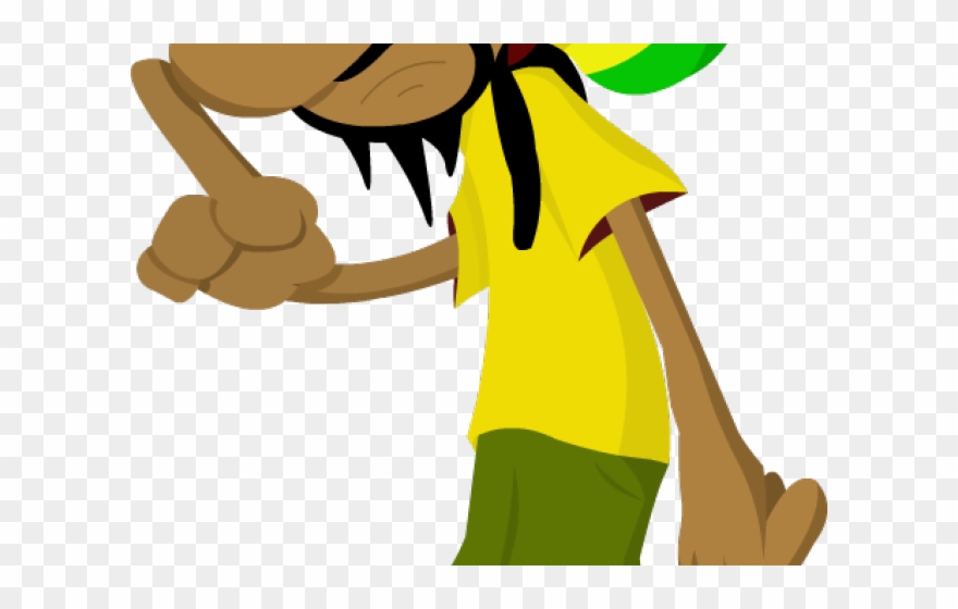 Weed Clipart Rasta - Animated Rasta Man - Png Download
