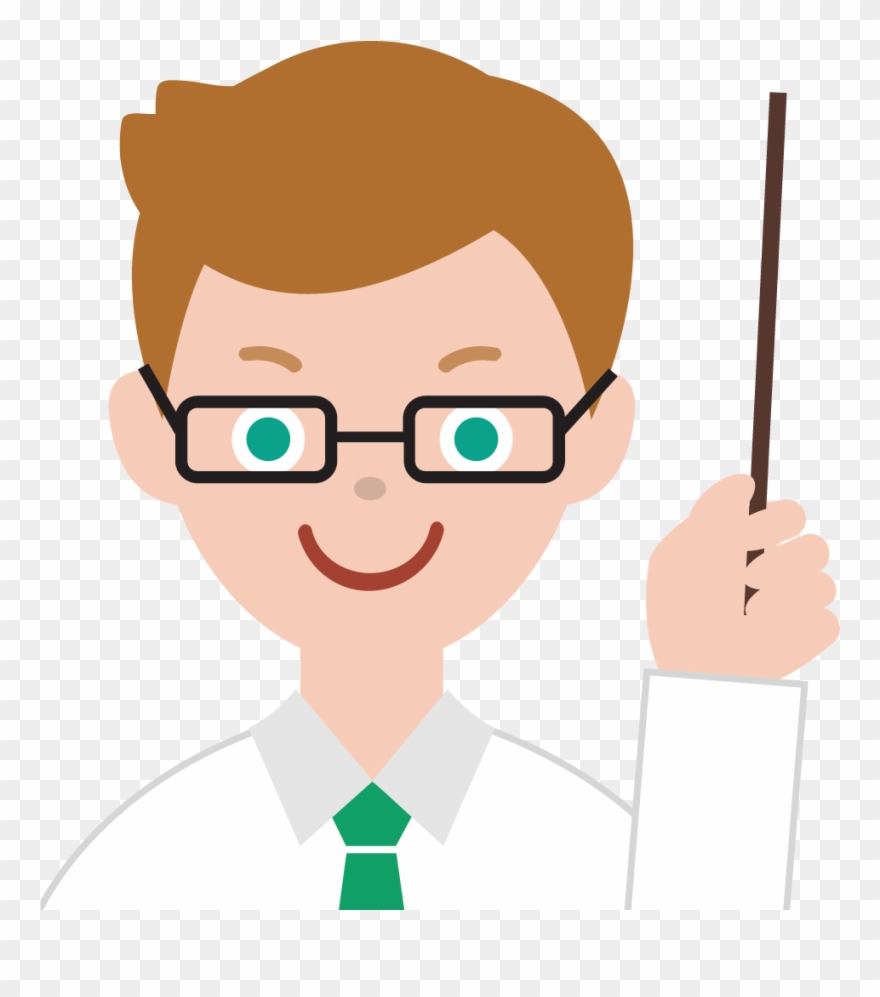Teacher - Cartoon Clipart