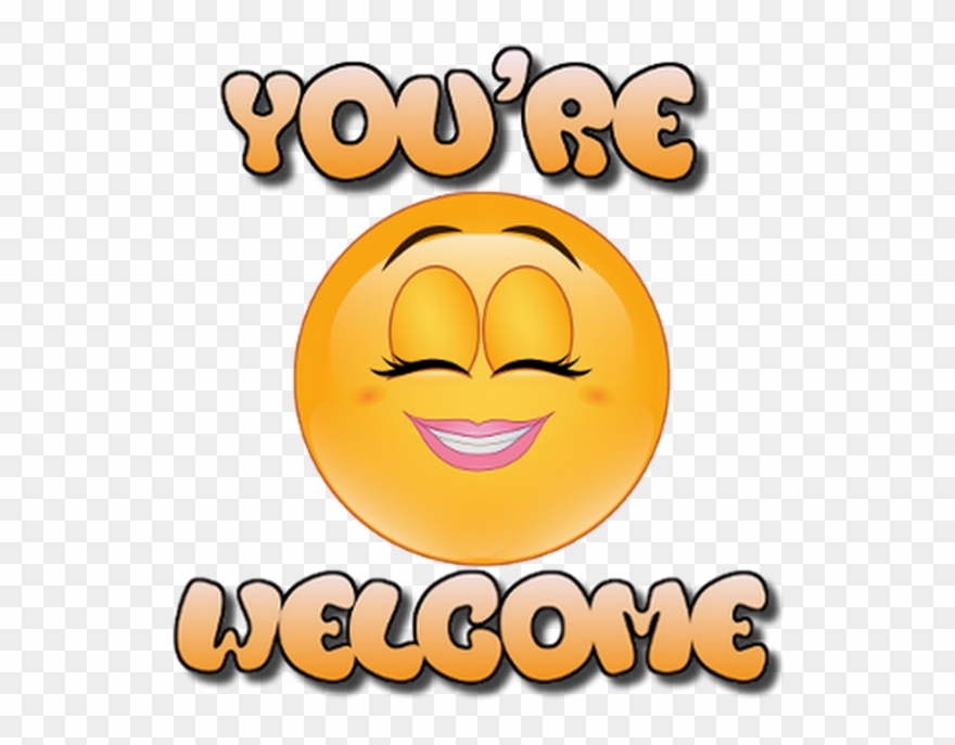 Emoji World You're Welcome - Smiley Clipart