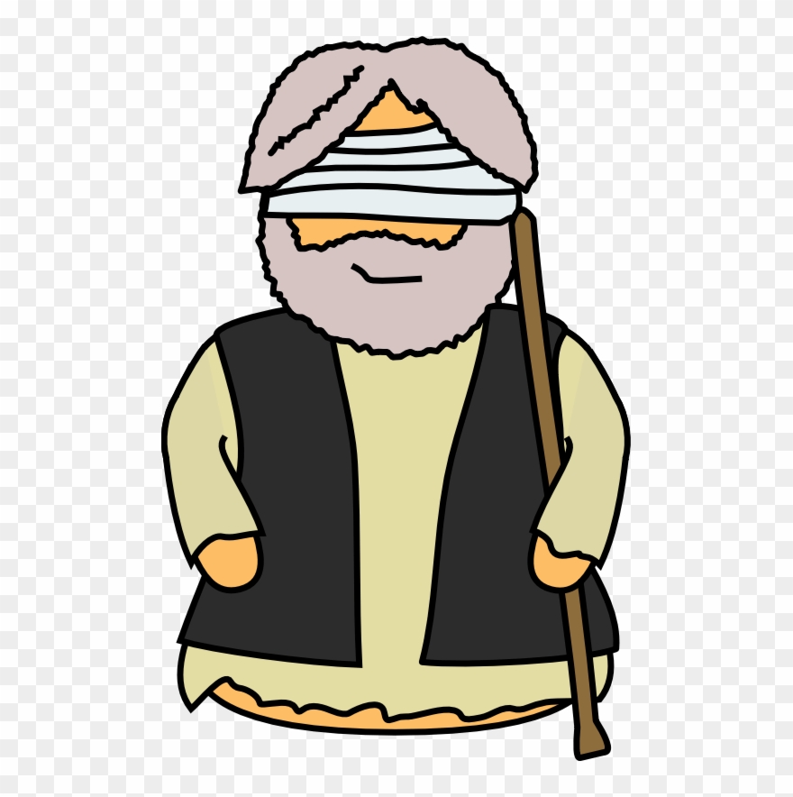 Blind Bartimaeus Clipart 5 By Lucas - Cartoon - Png Download