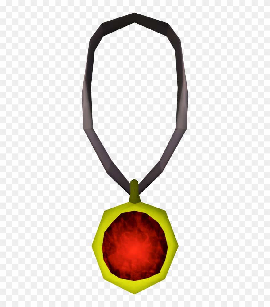 Ruby Amulet - Runescape Strength Amulet Clipart