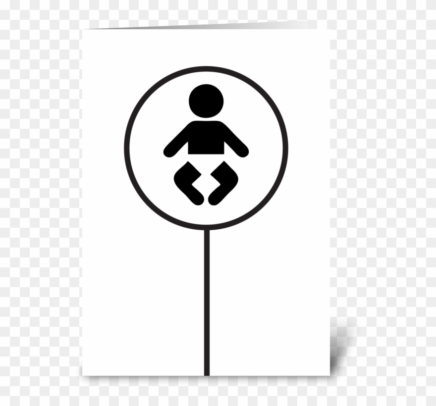 Baby On Board Greeting Card - Baby Clipart