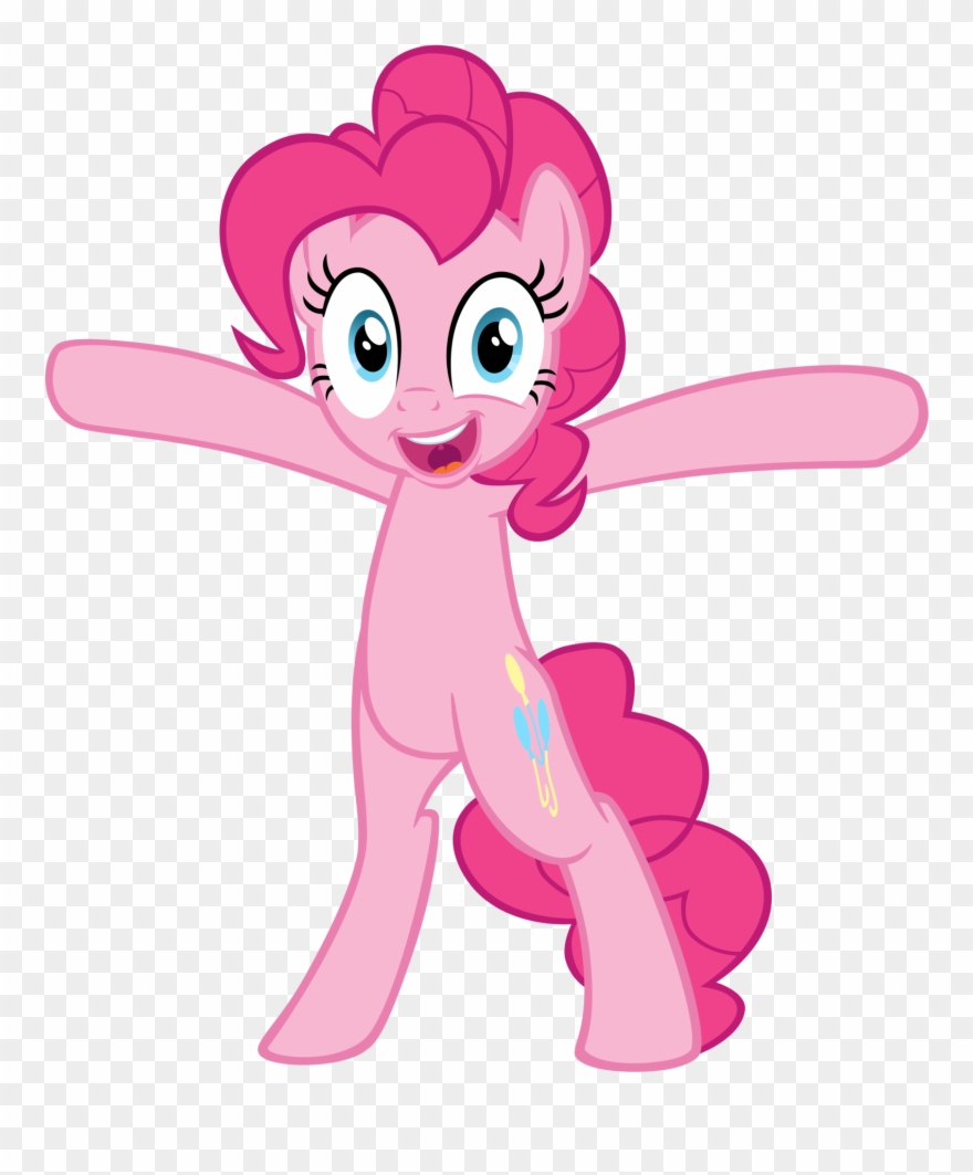 Pinkie Pie Wanna Hug You By Lazy Joe-d52lvr6 - My Little Pony Standing Up Clipart