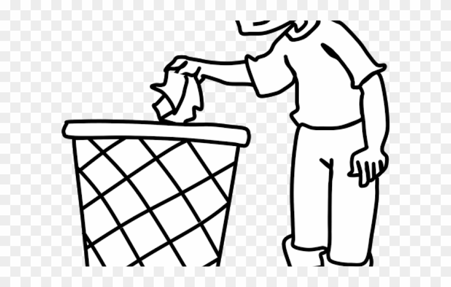 Logo Clipart Dustbin - Drawing On Cleanliness Of Environment - Png Download