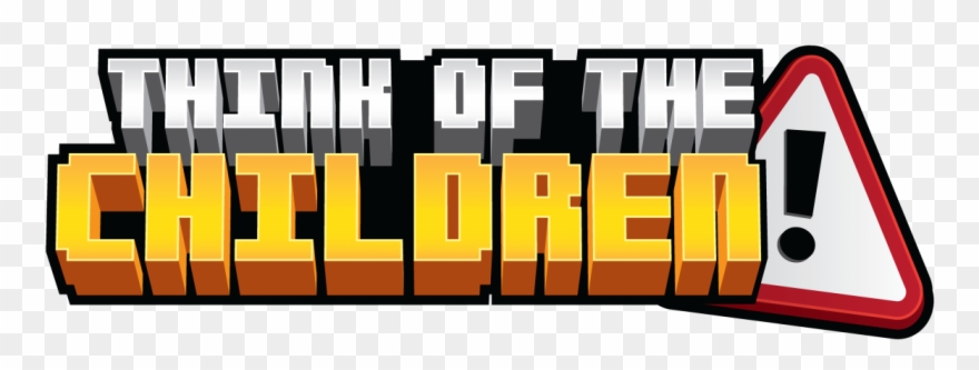Pax West Think Of The Children - Graphic Design Clipart
