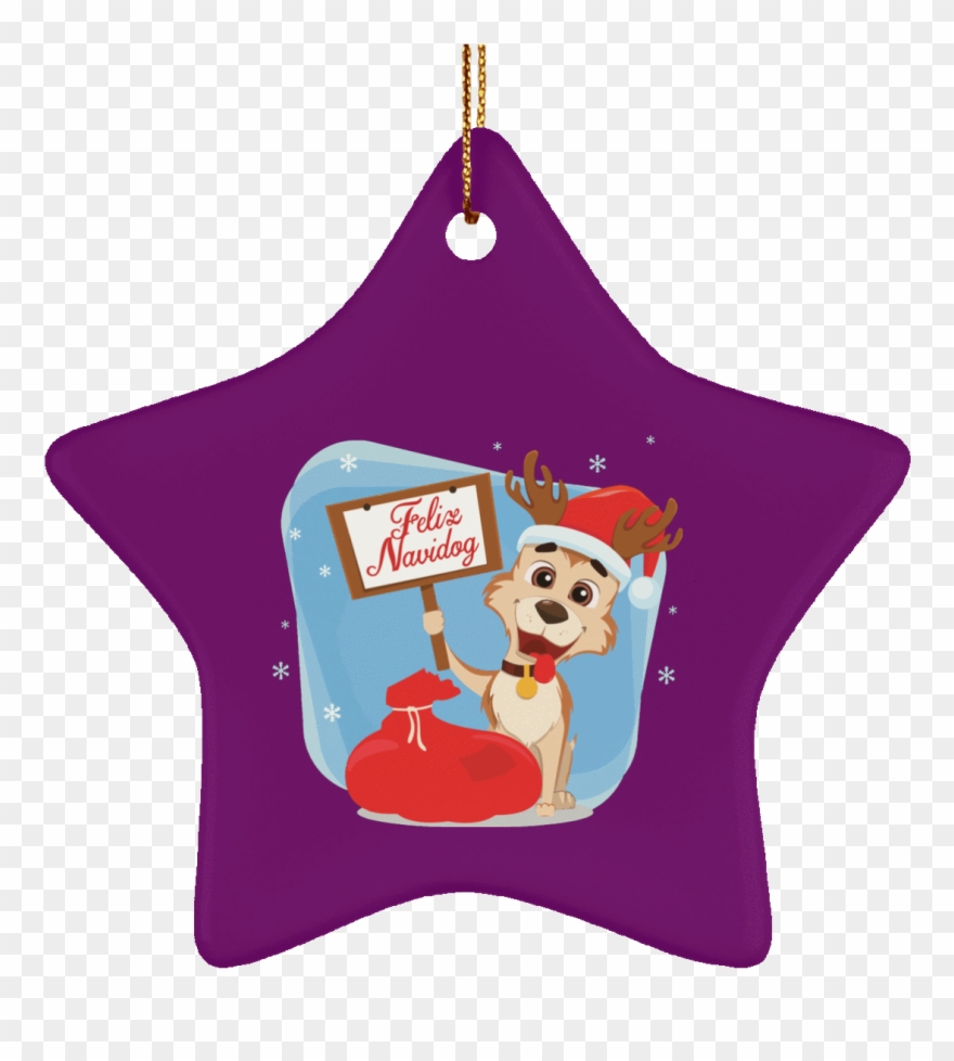 Feliz Navidog Christmas Ornaments - Nurse Christmas Clipart