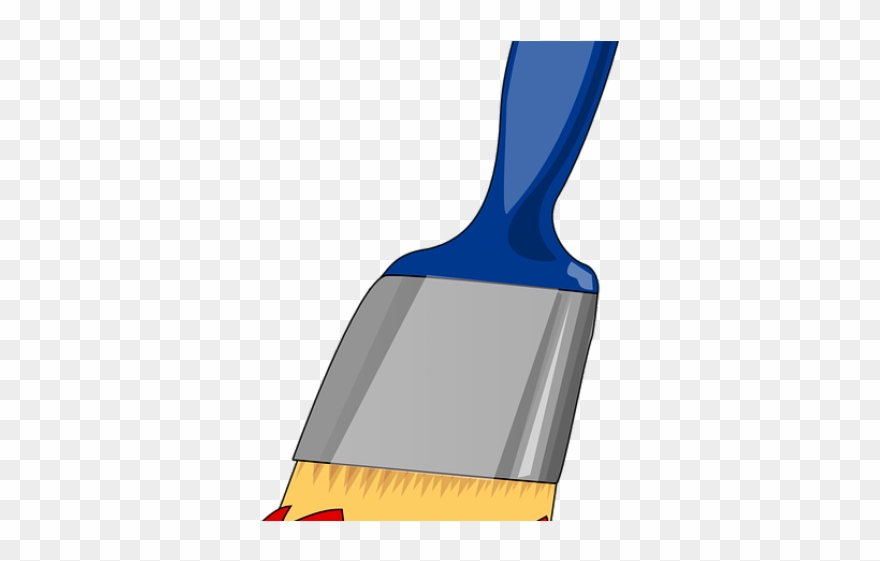 Paint Brush Clipart Wallpaper - Cartoon Paint Brush - Png Download