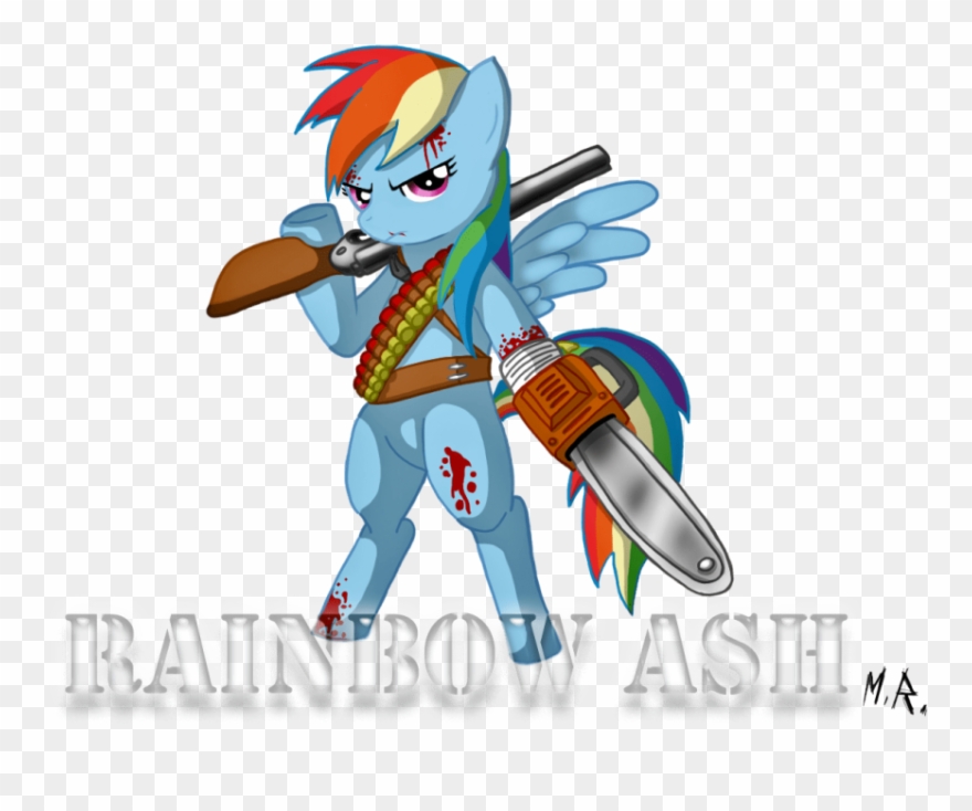 Free Png Download My Little Pony Evil Dead Png Images - Rainbow Ash Clipart