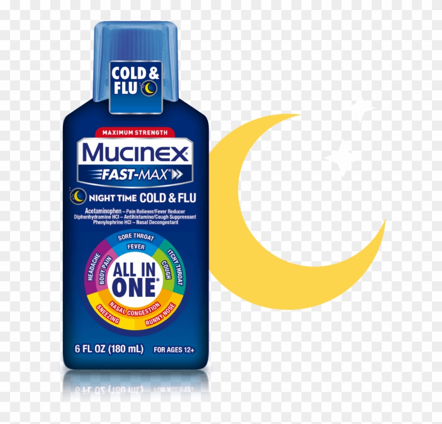 Mucinex Fast-max Day - Bottle Clipart
