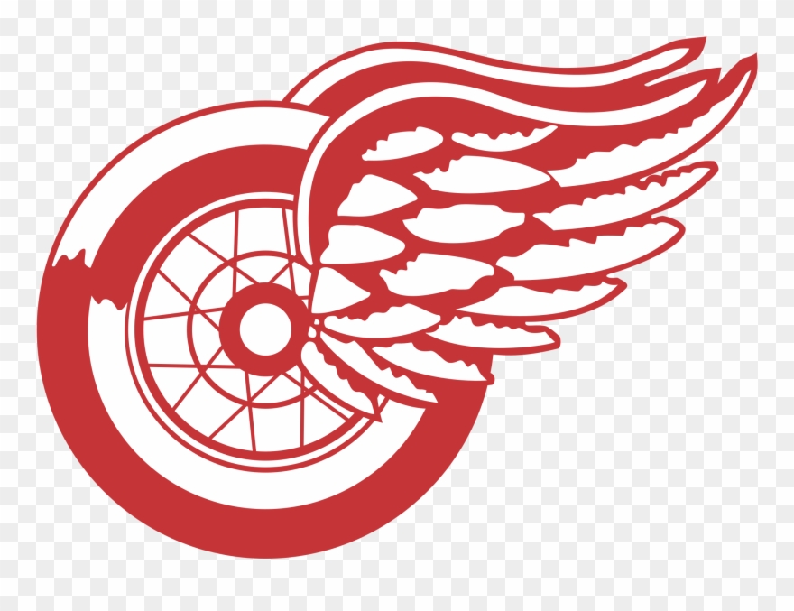 Detroit Red Wings Logo Png Transparent - Detroit Red Wings Logo White Clipart