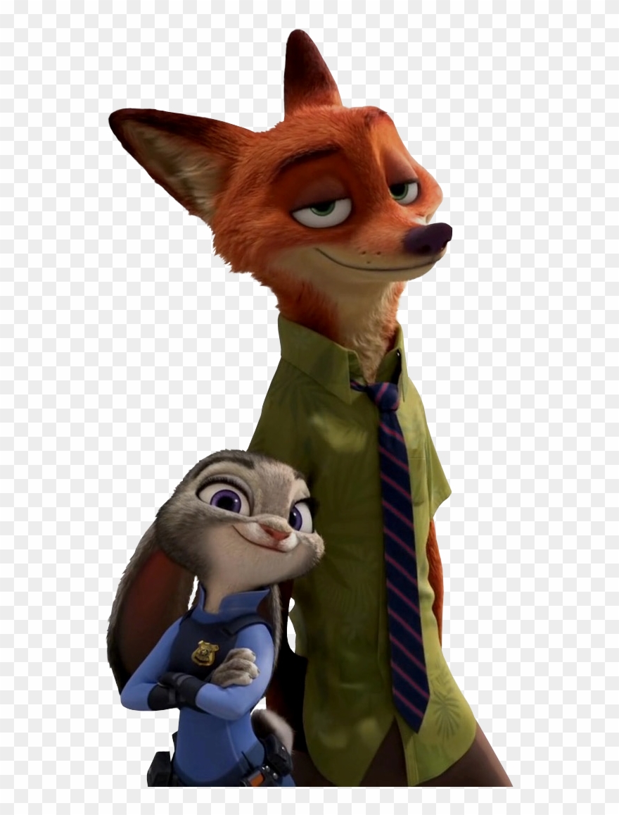 #zootopia #nick Wilde #judy Hopps #зверополис - Zootopia Judy Hopps And Nick Wilde Clipart