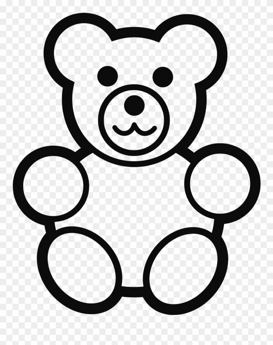 Soft Toys Dry Cleaning - Colouring Pages Of Teddy Bear Clipart