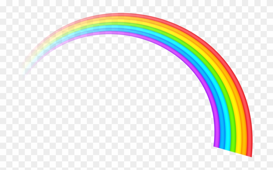Rainbow Transparent Clipart P - Transparent Background Rainbow Clipart - Png Download