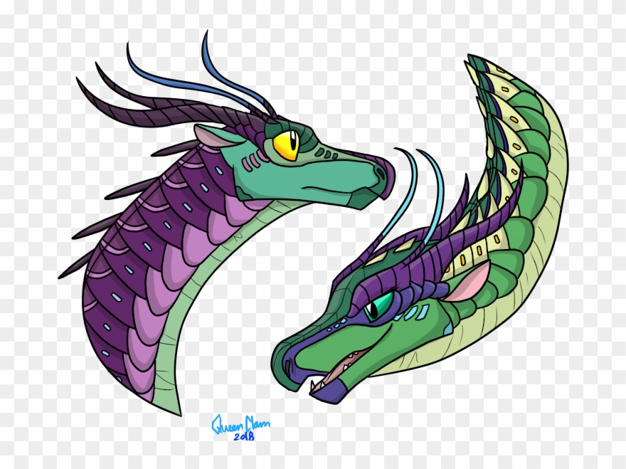 Blue And Luna - Wings Of Fire Luna Clipart