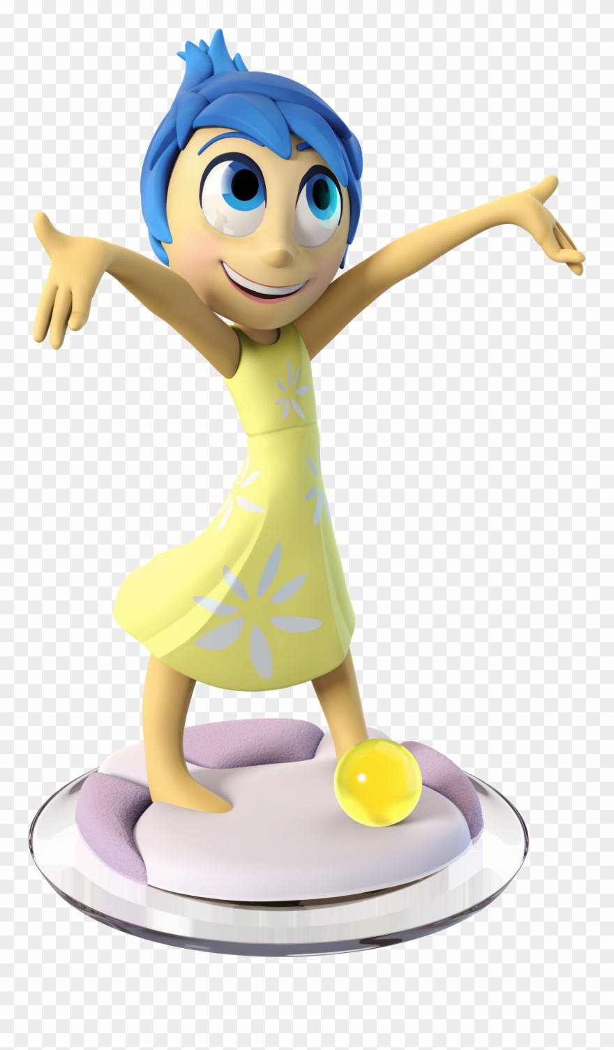 Figurine Clipart Png - Inside Out Joy Disney Infinity Transparent Png