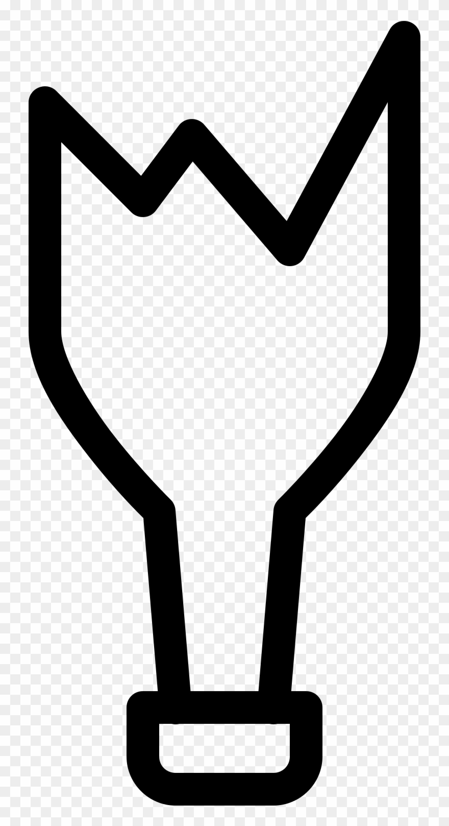 Broken Bottle Icon - Broken Bottle Clipart Black And White - Png Download