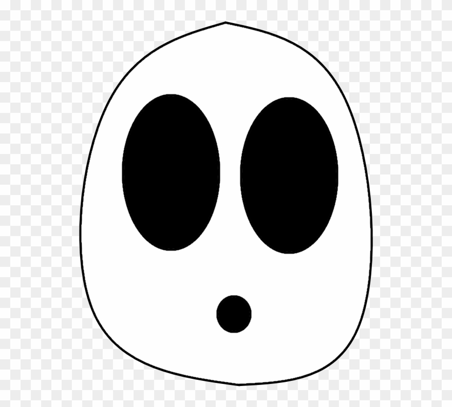 Just A Shy Guy Mask By Mrtheamazingdude - Shy Guy Mask Png Clipart