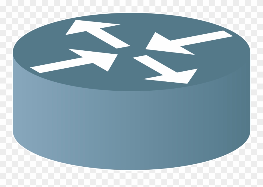 Clipart Of Cisco, Router And Modem - Emblem - Png Download